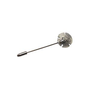 Vintage Sand Dollar Silver Tone Stick Pin 3 inch